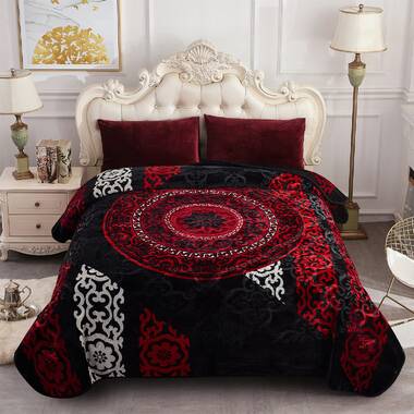 House of Hampton Stillings Thick Fleece Blanket King Size 85